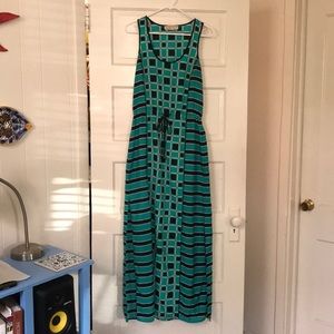 Michael Kors Geometric Maxi Dress